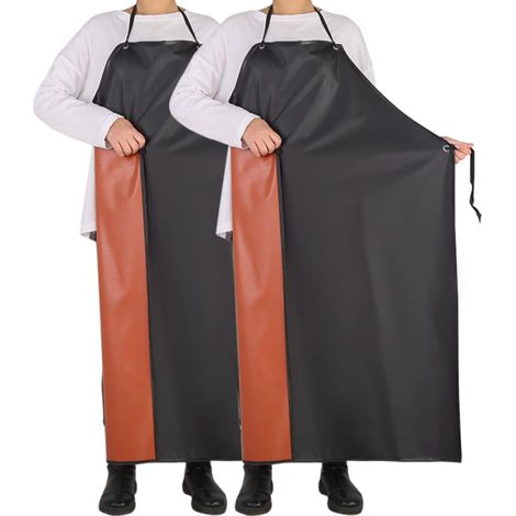 Grembiule protettivo in PVC morbido impermeabile resistente agli oli adatto per adulti (1/5)