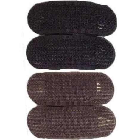 Juego de 4 pinzas para el cabello esponjosas para mujer, prácticas y fáciles de usar, en varios colores. (1/5)