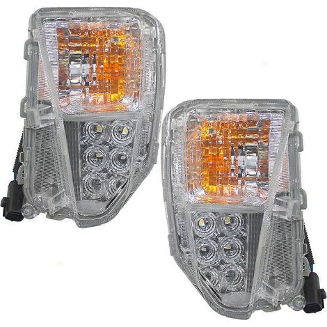 Las luces LED de calle (DRL) más bonitas para Toyota Prius Facelift XW30 2012-2015 (1/5)