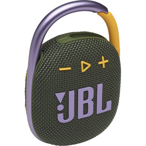 JBL Clip 4 Altoparlante Bluetooth Portatile Verde Impermeabile 5W 10h Autonomia