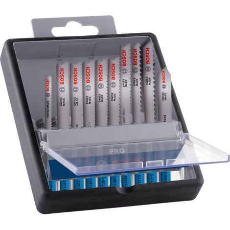 Bosch PRO Metal and Alu Stichsägeblatt Set, 92 mm, 10-tlg.