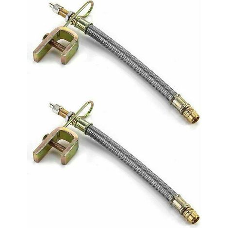 Estensione dello stelo della valvola del pneumatico KZQ da 18 cm per pneumatici di camion, autobus e rimorchi, confezione da 2, accessori per attrezzature da esterno (1/4)