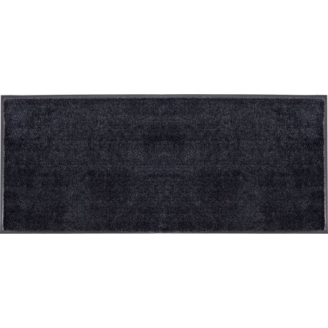 Paillasson d'intérieur - Tapis anti-salissures 67 x 150 cm Anthracite-noir (1/2)