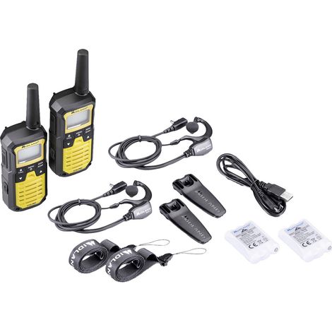 Midland XT50 Pro Koffer Gelb C1464.01 PMR/LPD-Handfunkgerät 2er Set (1/5)