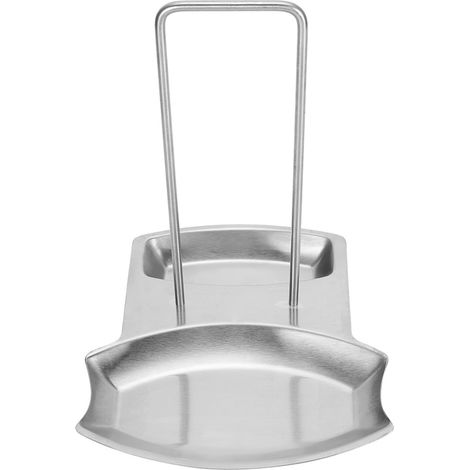 Support à couvercles en acier inoxydable 304 épais, porte-couvercles, support pour spatules, louches, cuillères à riz, support de rangement de cuisine multifonctionnel (1/5)