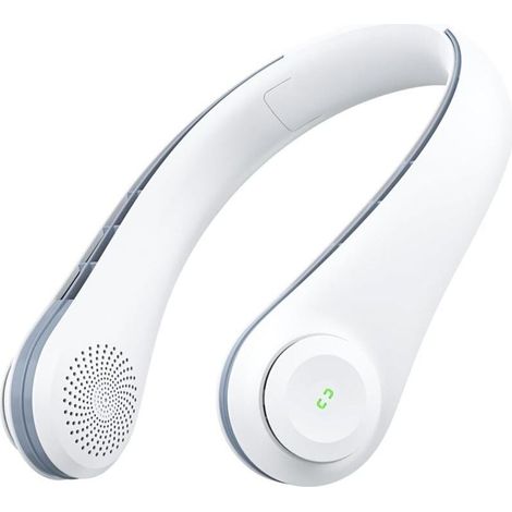 Ventilateur de Cou, Portable Ventilateur Cou Silencieux con Batterie 3600 mAh USB Rechargeable Réglable Ventilateur Personnel 3 Vitesses (1/4)