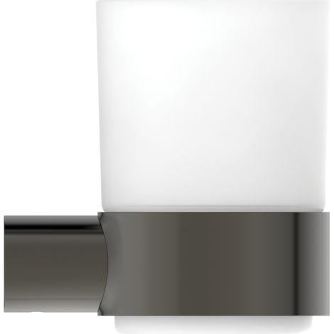 Cepillo de dientes vaso CONCA redondo, con soporte de pared magnético gris IDEAL STANDARD (1/5)