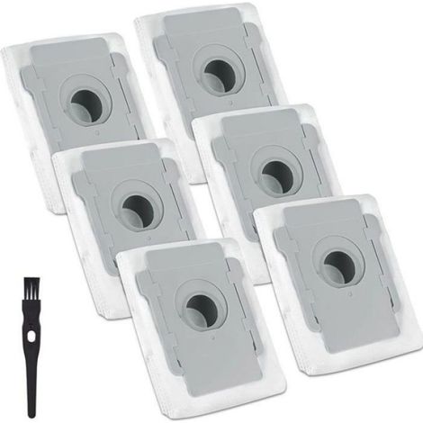 Sacs Aspirateur - Compatible Roomba i7 i7+ E5 E6 S9 S9+ - Lot de 6 Pièces (1/5)