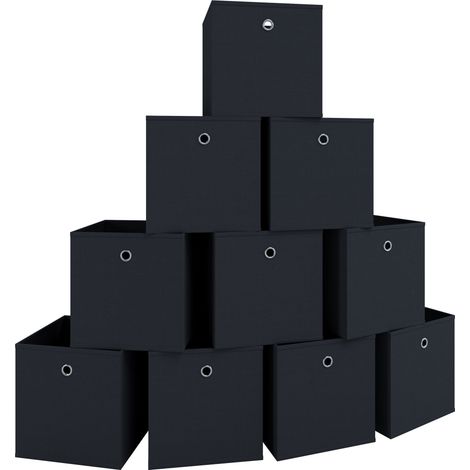 Set di 10 scatole pieghevoli Scatola pieghevole Boxas 28x27x27 - VCM