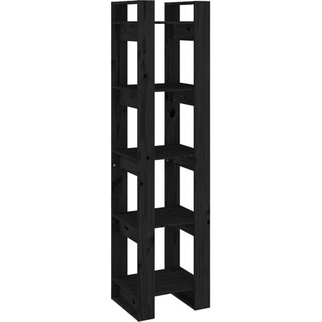 Maison Exclusive - Bücherregal/Raumteiler Schwarz 41x35x160 cm Ma