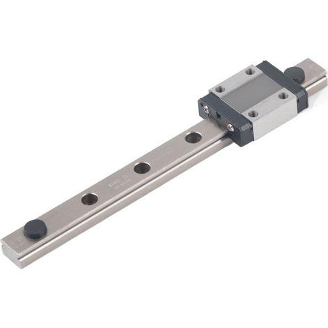 Rail linéaire miniature MGN12H 12mm pour équipement automatisé, guidage glissière acier précision 150mm (1/5)