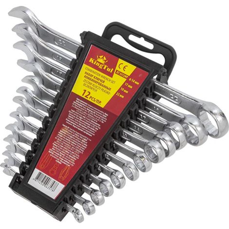 Kingtul 12-teiliger Kombinationsschlüsselsatz 6-22 mm CR-V (1/3)