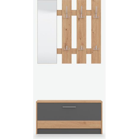 Rimmo Legno laminato - Grigio / marrone (1/5)