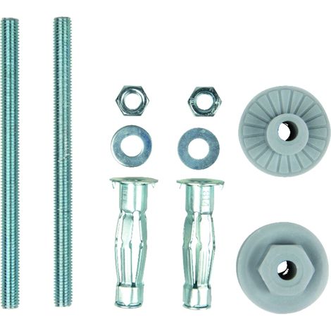 kit de fixation pour lavabo - cloison creuse - 8 x 120 mm - bizline 400111