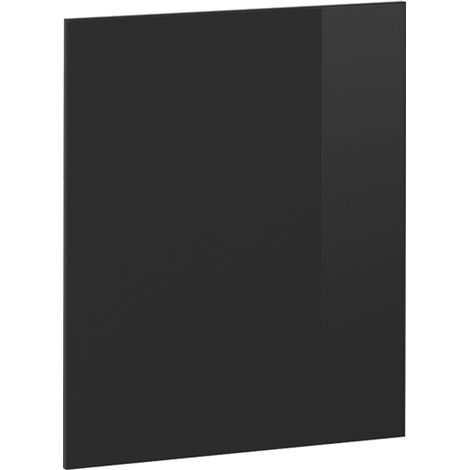 Frente de cocina R-Line, Negro brillo intenso, 59.6 x 71.3 cm frente de mueble para mueble de horno a media altura, Vicco (1/5)
