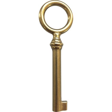 Clé de meuble anneau rond S45 – Tige 42 mm – Finition poli verni pour esthétique élégante – Usage professionnel – Marella