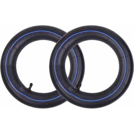 ALLIANDIS Lot de 2 Chambres à air 3.25/3.00-8 avec Tige Angulaire TR-87 Remplacement pour Le Mini Pneu de Hachoir de Scooters de brouette (1/2)