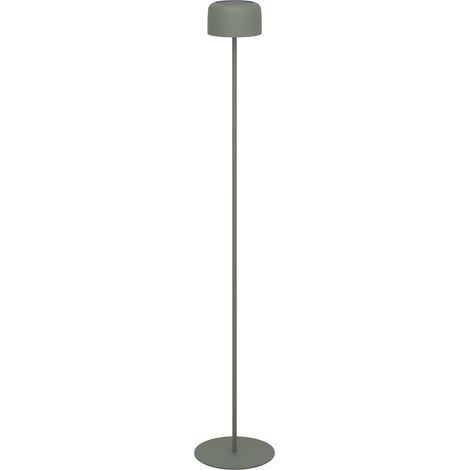 Lampada Ricaricabile Moderna Roccanova-L Acciaio Verde Led 2,8W 270Lm Ip44