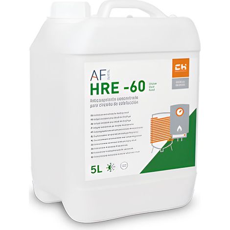 AF GLYCOL HRE-60 - Anticongelante Concentrado para Circuitos Cerrados de Agua con Etileno 5L