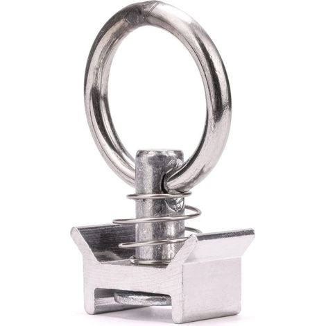 1 Pièces Embout Simple 1000 Dan kg Embout pour Rails D'avion Anneau D'arrimage pour Rail d'Drrimage (1/5)