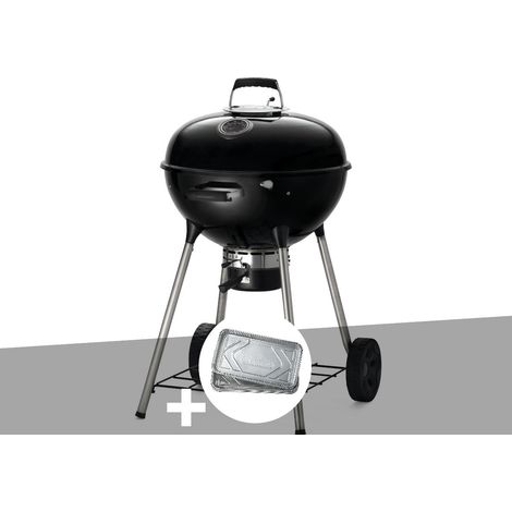 Barbecue à charbon Kettle Premium 57 cm + Lot de 5 grandes lechefrites - Napoléon