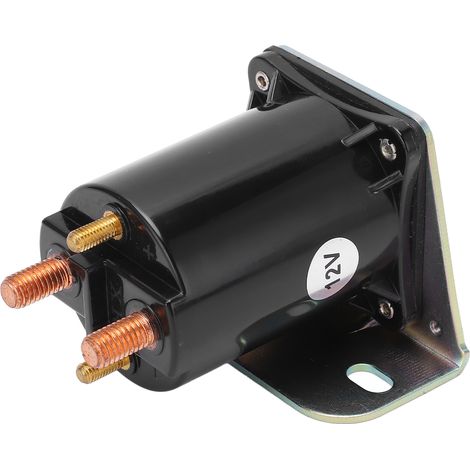 Ortviai Relais Électromagnétique 12 V JF2-H1950-00 pour Club Car G2, G8, G9, G11, G14, G16 – 4 bornes, acier zingué (1/5)