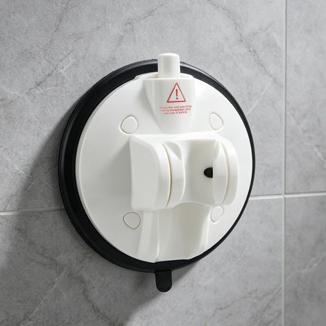 Support de pommeau de douche sans perçage - Support de pommeau de douche - Support de douche à ventouse - Angle réglable à 85° (1/5)