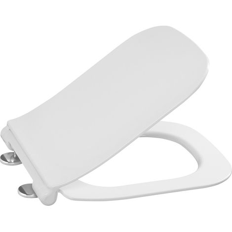 Sapho Isvea Vea - Abattant WC Slim, Soft Close, Easy Take, blanc 40Z10200I-S (1/5)