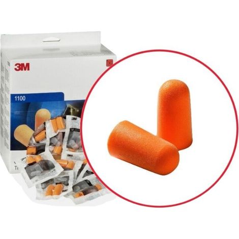 3M tappi per orecchie 50 paia/100 pz inserti auricolari 35dB per dormire lavoro (1/2)