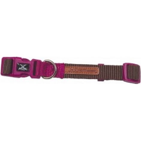 X-TRM Double Premium Collar Brown-Caradeal 20-30 cm x 1 cm
