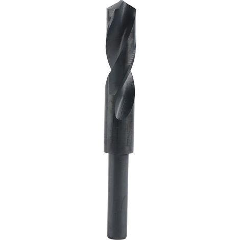 Foret de 19 mm, queue de 1/2 pouce, acier rapide HSS noir, à torsion réduite