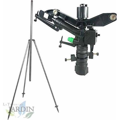 Cannone per irrigazione Kraus + treppiede  Irrigatore agricolo circolare a 360°  Irrigatori femmina da 1"  Cannoni per irriga