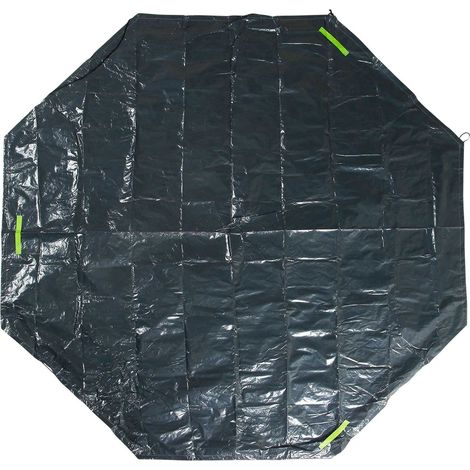 GREENGERS - SACS À DÉCHETS DE JARDIN, JARDIN - BÂCHE POUR RAMASSER FEUILLES Ø220CM, BÂCHE 2 EN 1 POUR RAMASSAGE DÉCHETS VERTS - (1/5)