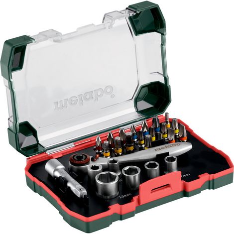 26-teiliges SP-Sortiment an Bits und Stecknüssen METABO - 626701000