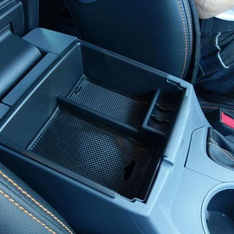 Accoudoir Boite de Rangement Central, Accessoire Voiture Interieur du Tiroir Consol Organiseurs () (1/4)