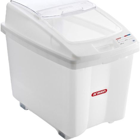 Boîte à ingrédients transparente 80L - 435 x 655 x 560 mm - ARAVEN (1/2)