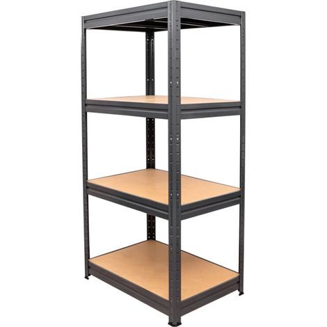 STIER Étagère à charges lourdes, charge maximale par étagère 600 kg, HxlxP 1770x900x600 mm, rayonnage de stockage, rayonnage d'atelier, étagère à outils, étagère de cave, étagère à emboîtement (1/5)