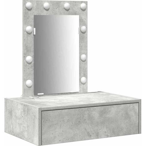 Maison Exclusive - Schminktisch mit Schubladen Grau 60 x 40 x 70