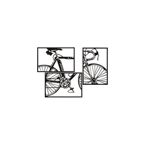 WALL PANEL BIKE SET 3 PCS CM 40X1,3X60 (SINGLE PC SIZE) (1/5)