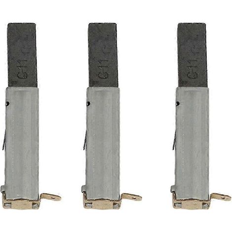 Lot de 3 balais de charbon universels pour moteur d'aspirateur Baiyun (accessoires pour aspirateurs industriels) - Neufs (1/5)