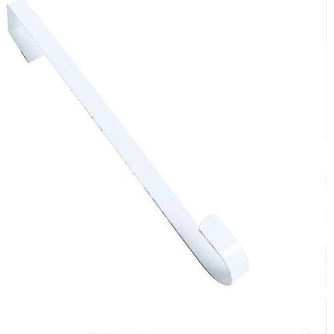 Türkranzhalter für die Haustür, Metall, zur Befestigung an der Tür, einzelner Haken – 26–38 cm langer weißer Haken (1/5)