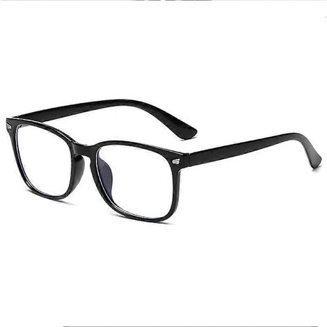Lunettes anti lumière bleue - monture carrée tendance, protection UV pour écrans (1/4)