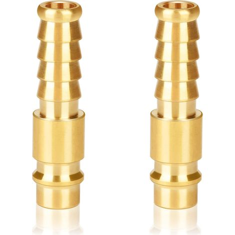 Sollbry 2pcs Raccord à air comprimé 10 mm / Raccord rapide à air comprimé Accessoires Air comprimé Raccord mâle Raccord rapide Raccord rapide Raccord mâle (1/3)