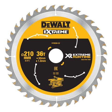 DEWALT DT99566-QZ EXTREME RUNTIME for CSB 210mm x 30mm x 36T