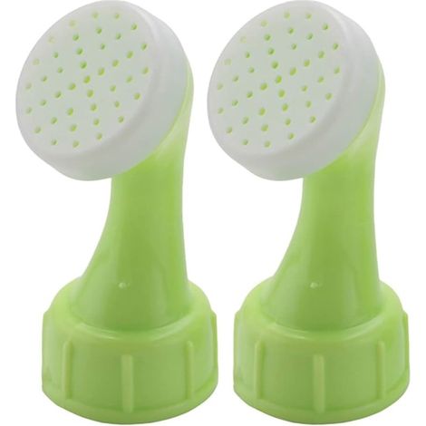 Embout d'arrosage pour bouchon de bouteille, buse en PVC, accessoire d'irrigation pour plantes, compatible avec les bouteilles en plastique (vert et blanc) (2 pièces) (1/5)