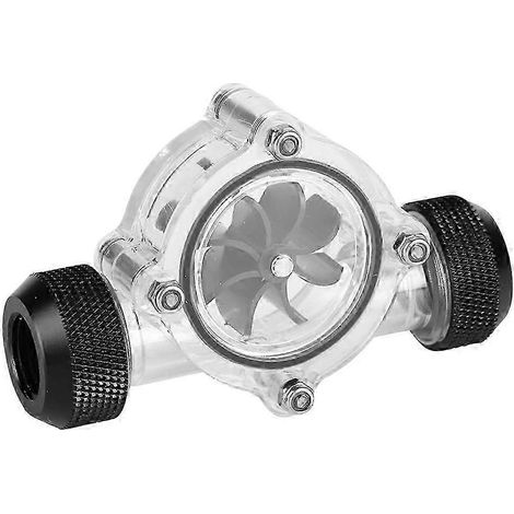 Débitmètre pour ordinateur avec indicateur de débit pour refroidissement par eau, filetage G1/4, 8 hélices, pour PC, multicolore, SZRH AD 3359 (1/5)