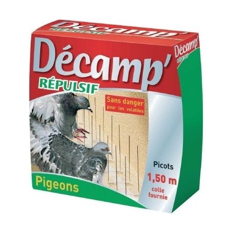 Repellente metallico per piccioni e altri uccelli Bg 1,50