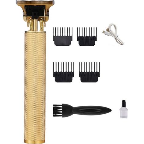 Tondeuse à cheveux Black Contour, tondeuse à barbe électrique USB, jaune KLB (1/5)