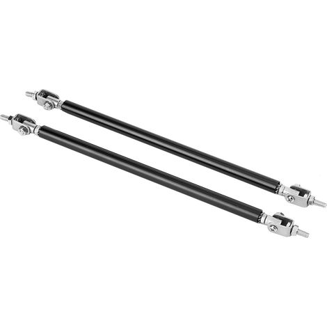 Jeu de 2 Barres de Support Stabilisatrices pour Becquet Avant, Acier Inoxydable Réglable (1/4)