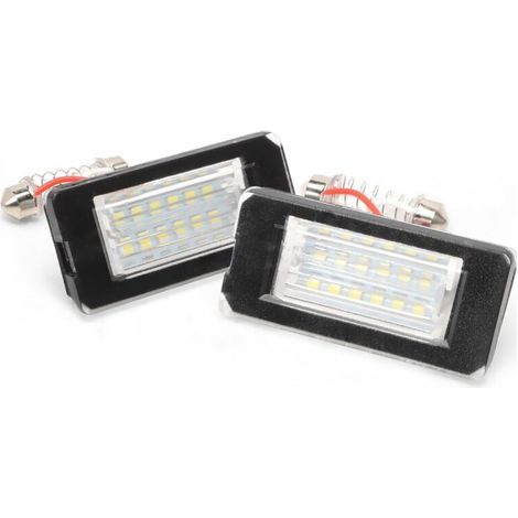 2x LED License Plate Lights for Mini Cooper R55 R56 R57 R58 R59 51132756227 (1/5)